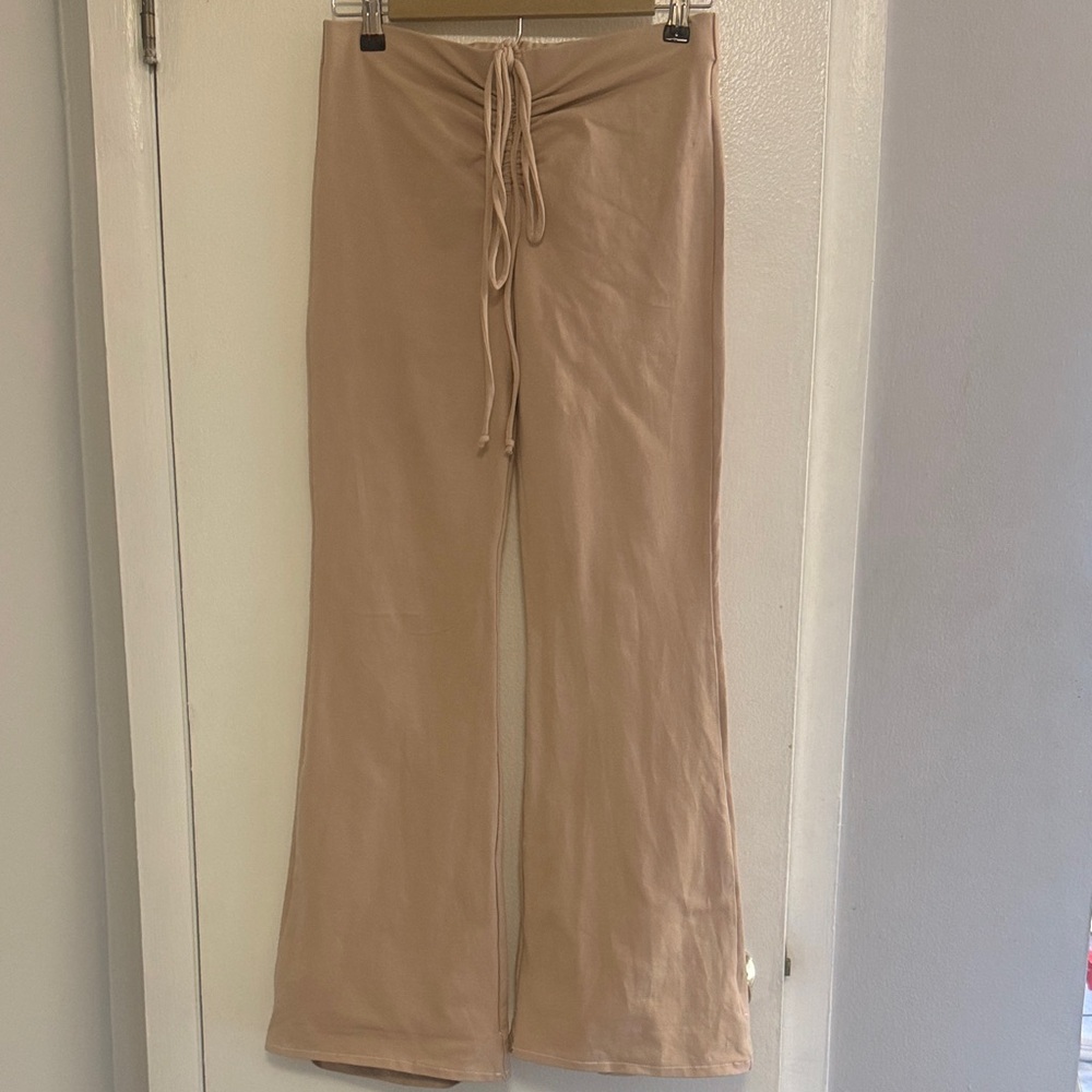 Forever 21 Beige Drawstring Pants